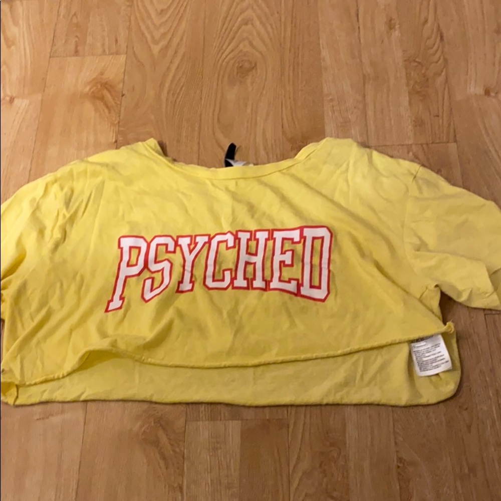 Yellow Crop top